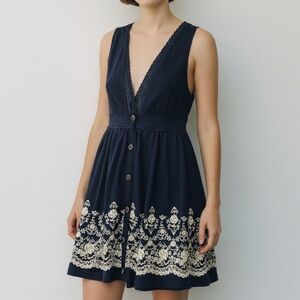 LIZ LISA Navy Blue Lace‎ Dress